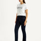 Women's 724 Med Indigo Slim Straight Fit High Rise Jeans - Side View