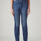 Women's 724 Blue Slim Straight Fit High Rise Jeans - Front View