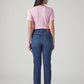Women's 724 Blue Slim Straight Fit High Rise Jeans - Back View