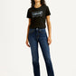 Women's 724 Dark Indigo Slim Straight Fit High Rise Jeans - Front View