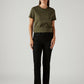 Women's 724 Black Slim Straight Fit High Rise Jeans - Front View