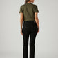 Women's 724 Black Slim Straight Fit High Rise Jeans - Back View