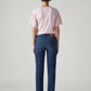 Women's 724 Blue Slim Straight Fit High Rise Jeans - Back View