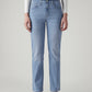 Women's 724 Light Blue Slim Straight Fit High Rise Jeans - Front View