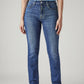 Women's 724 Blue Slim Straight Fit High Rise Jeans - Front View