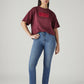 Women's 724 Blue Slim Straight Fit High Rise Jeans - 20 View