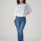 Women's 724 Blue Slim Straight Fit High Rise Jeans - Styleshot View