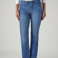 Women's 724 Blue Slim Straight Fit High Rise Jeans - Front View