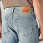 Men's 555 Light Blue Relaxed Straight Fit Mid Rise Jeans - 5170233e-ea1f-4d51-916e-fad681a6e567 View