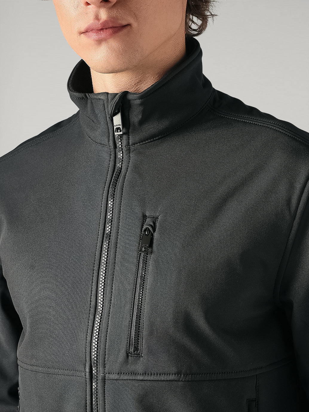Men's Solid Regular Fit Commuter Jacket - c873f1da-587e-4c26-aa17-73e28cdf1904 View