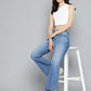 Women's 726 Blue Flared Fit High Rise Jeans - 6bd96c83-fc01-40af-8c86-1fdf2a7d690a1737538489008-Womens-High-Rise-726-Flared-Fit-Blue-Jeans-3371737538488530-4 View