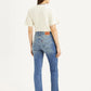 Women's 724 Blue Slim Straight Fit High Rise Jeans - 6f0b8bc0ac240a1ad448aecf1a02403e View