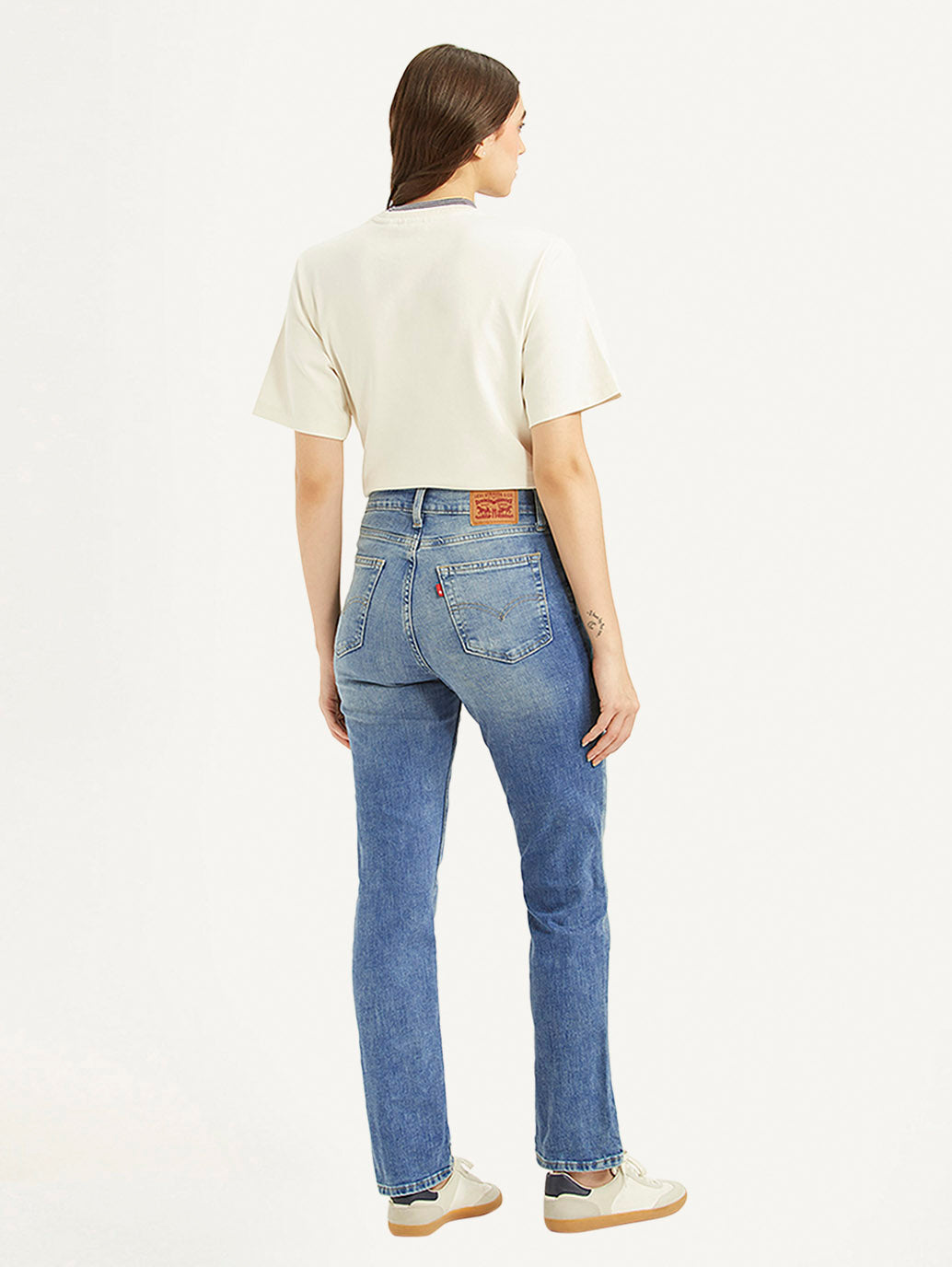 Women's 724 Blue Slim Straight Fit High Rise Jeans - 6f0b8bc0ac240a1ad448aecf1a02403e View