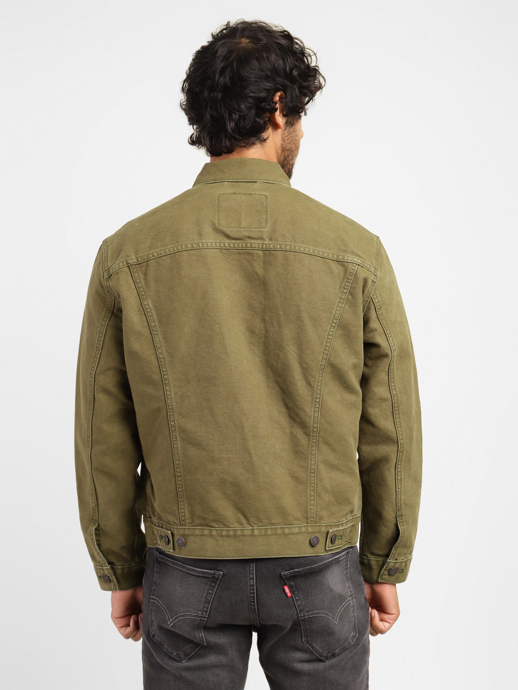 Men's Solid Spread Collar Jacket - d7a1799e-22ec-4160-898b-1412e5573788 View