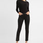 Women's 312 Black Straight Fit Mid Rise Jeans - 51b63a7f-e2e1-40ad-9f26-72ba5795516a View