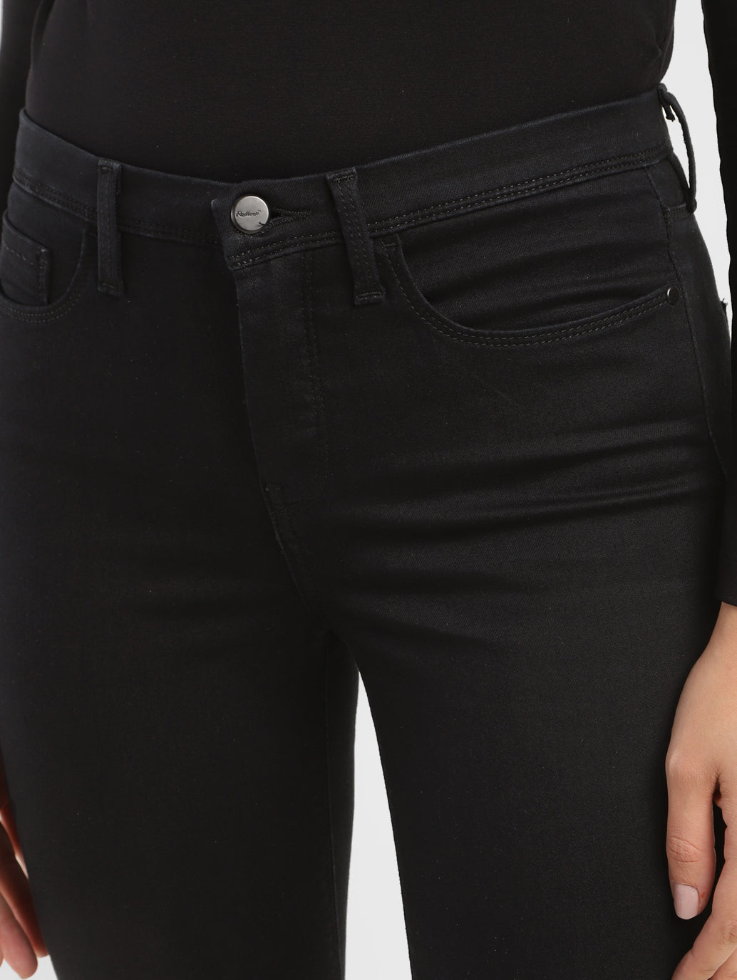 Women's 312 Black Straight Fit Mid Rise Jeans - 1798e7bc-2099-4f45-99d2-4881cea9ece1 View