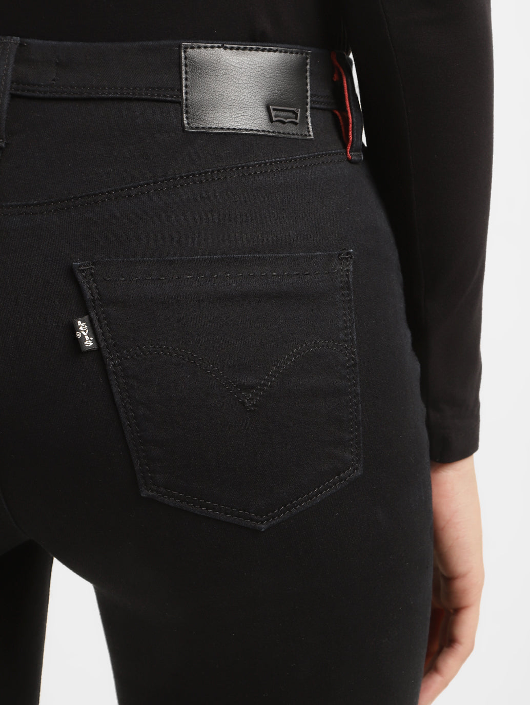 Women's 312 Black Straight Fit Mid Rise Jeans - f8394094-515d-4536-a72e-87ee9cf5d890 View