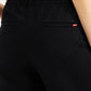 Women's High Rise Black Wide Leg Trousers - 72d840200bd7d43fe63c6f642bb05956 View