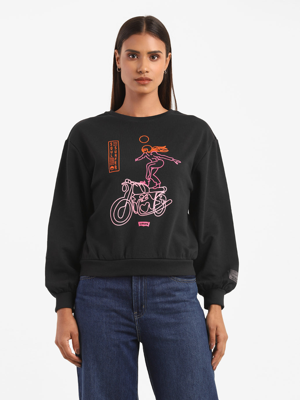 Graphic Sweatshirt From The Levi's Motorcycle Collection - c13581b6-9832-4ea4-b6a3-97cdcf8ec54e View
