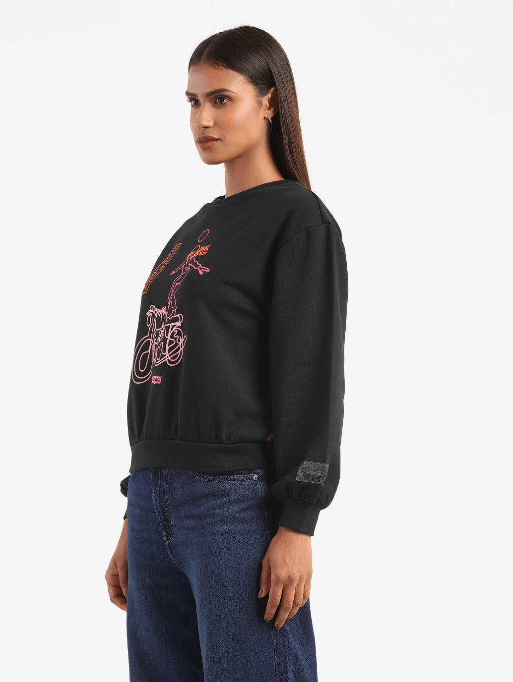 Graphic Sweatshirt From The Levi's Motorcycle Collection - 2c54f7e8-3109-47dd-b232-c57253d02fee View