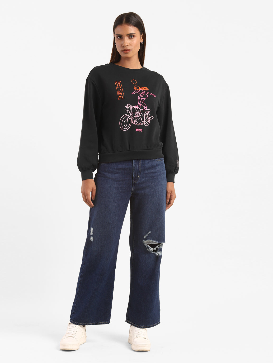 Graphic Sweatshirt From The Levi's Motorcycle Collection - 5e5d4b79-6b94-4924-b90e-27908c2554e1 View