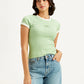 Women's Solid Slim Fit Ringer T-shirt - 736b273ef3042967f8b937fc316b46ca View