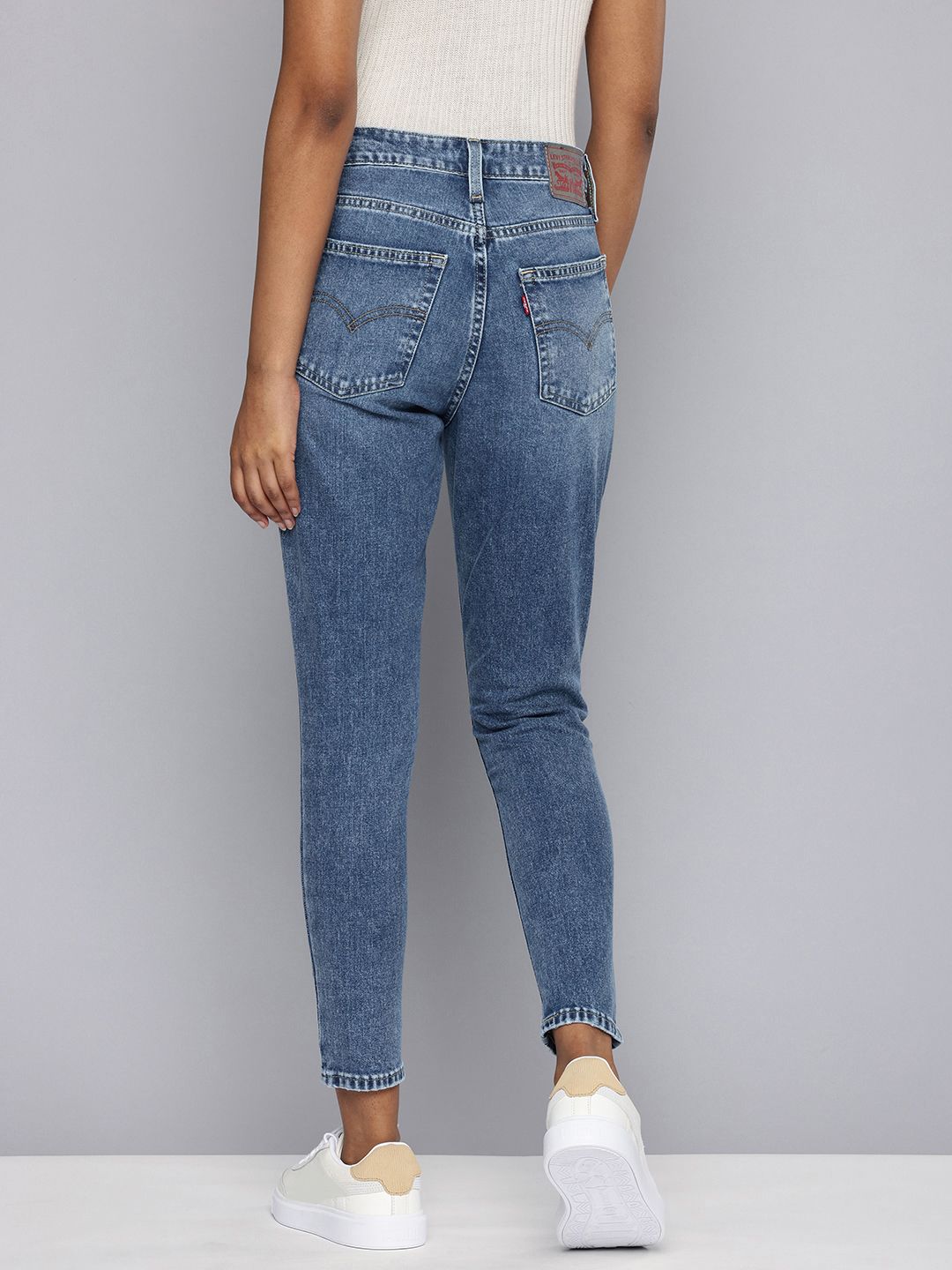 Women's 721 Blue Skinny Fit High Rise Jeans - 737c8c667f318694f05a6f6aba0928aa View