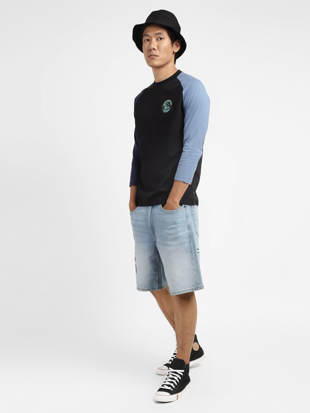 Men's Colorblock Slim Fit T-shirt - 2c357835-4bdf-4ebf-b944-2087b904749c View