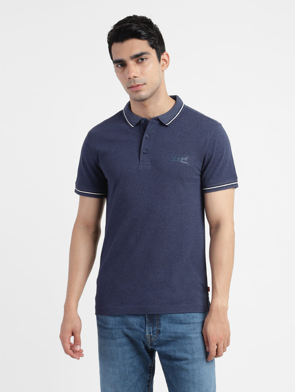 Men's Blue Polo T-Shirt - 5a804b53-f7f4-427b-9bf2-50d550a46089 View