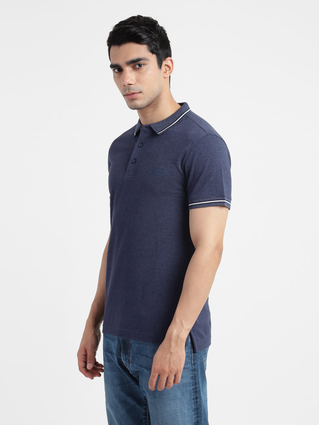 Men's Blue Polo T-Shirt - fe170d89-a43a-4d23-b9aa-ab0a645c65eb View