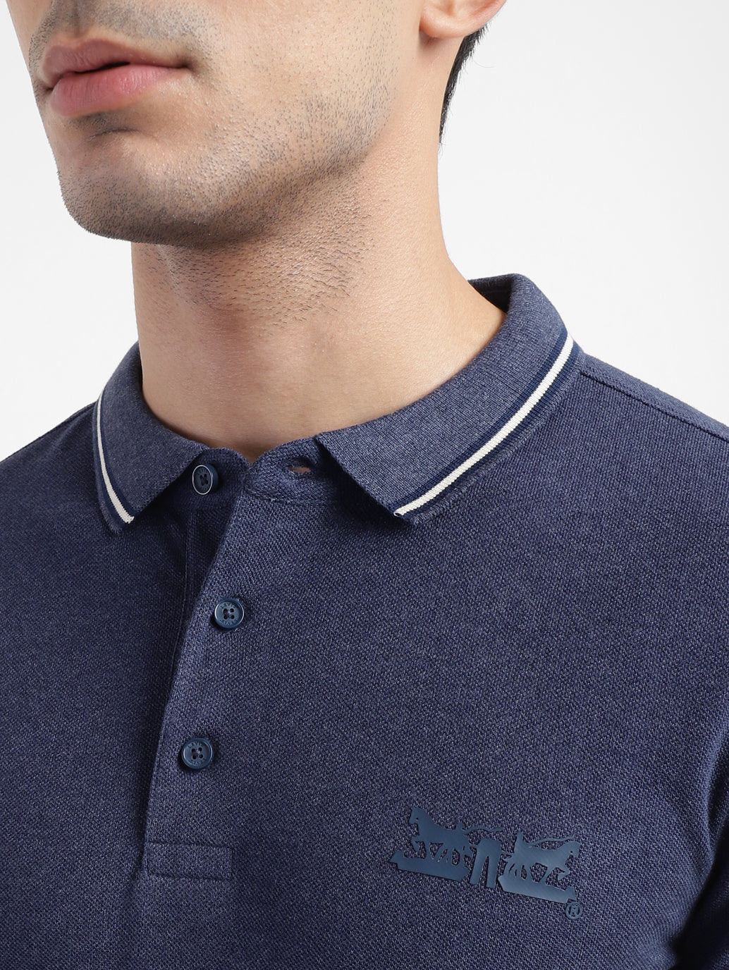 Men's Blue Polo T-Shirt - f8b99b2e-c7d4-45e8-8a01-b325f008f1df View
