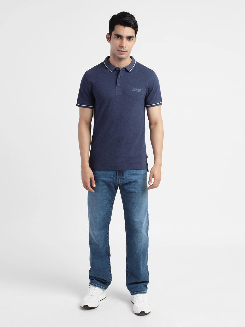 Men's Blue Polo T-Shirt - 0989150b-7f9d-4ab2-abaf-932b5192784b View