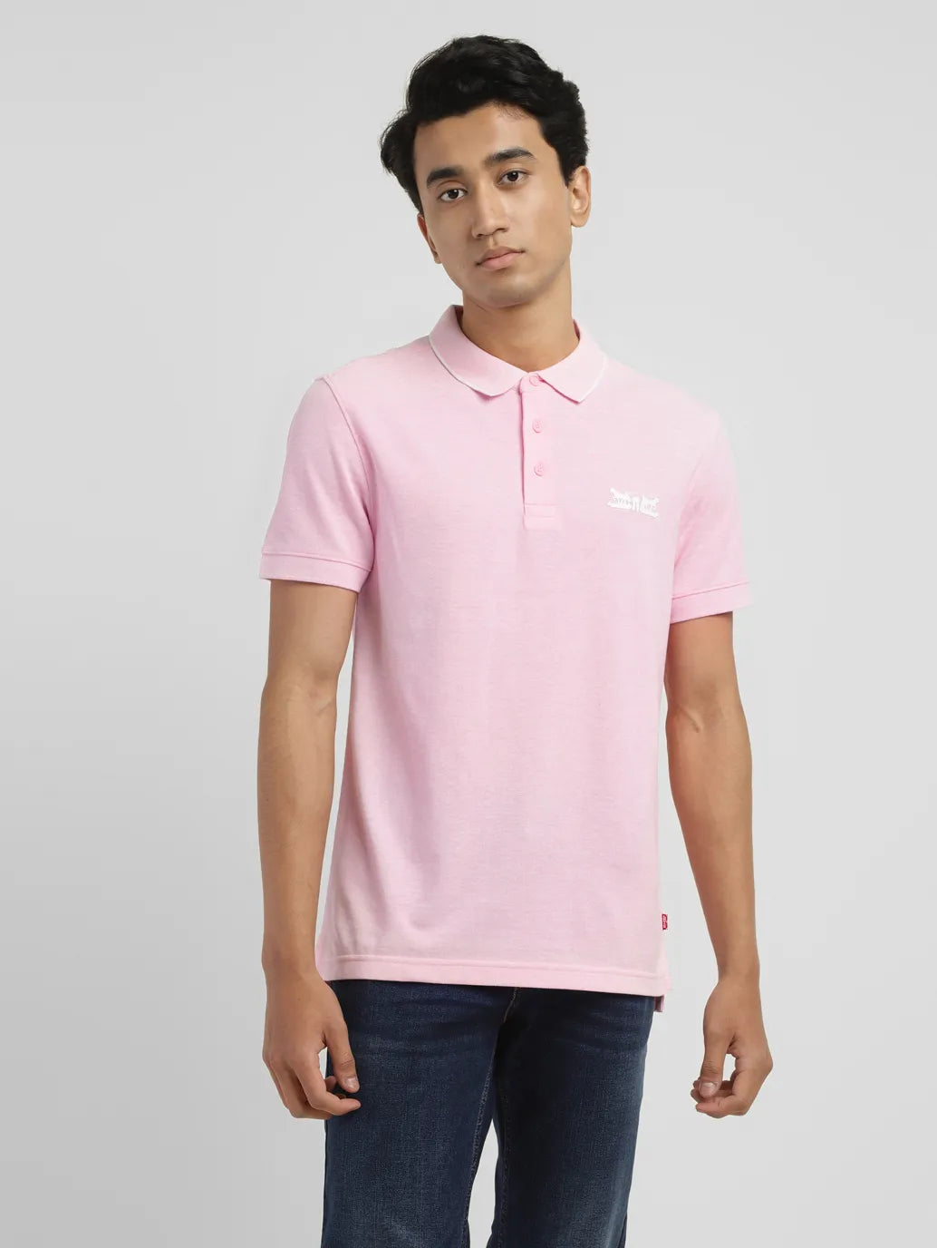 Men's Solid Slim Fit Polo T-shirt - dc90896c-feda-41bd-bdd9-d3e3815292fe View