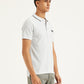 Men's Solid Slim Fit Polo T-Shirt - aed8bc04-6e00-4112-adb7-13d40a7bcab2 View