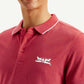 Men's Solid Slim Fit Polo T-shirt - Detail View