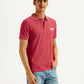 Men's Solid Slim Fit Polo T-shirt - Side View