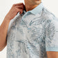 Men's Printed Slim Fit Polo T-Shirt - Detail View
