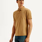 Men's Solid Slim Fit Polo T-shirt - Side View