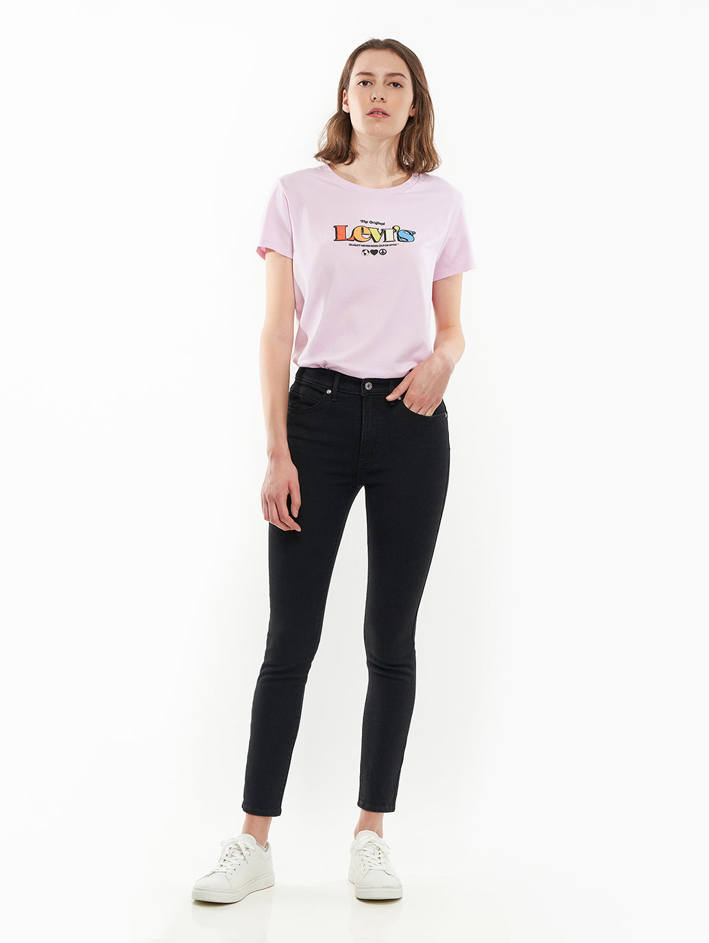 Women's Black Revel Shaping Skinny Fit High Rise Jeans - b9acd11b-9722-4ac6-87f9-1fa8029f5751 View