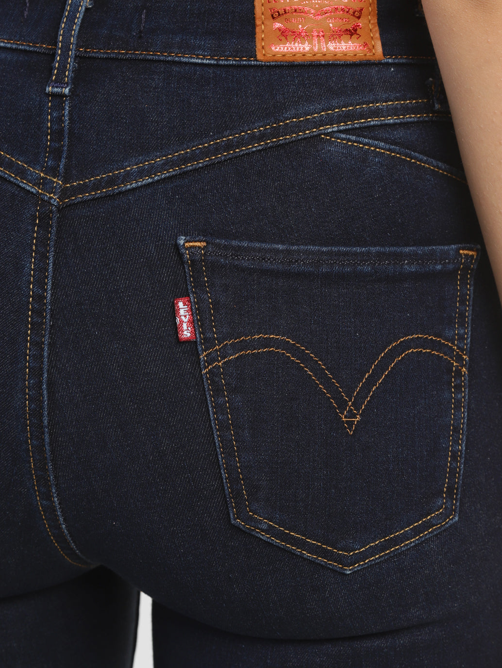 Women's Navy Blue Revel Shaping Skinny Fit High Rise Jeans - 0fb508a2-4ad3-401f-baea-e4ef37a21dda View