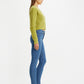 Women's Blue Skinny Fit Mid Rise Jeans - af243ad9-c99a-463e-b328-905c8e211322 View