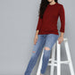Women's Blue Revel Shaping Skinny Fit High Rise Jeans - Style View