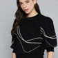 Women's Abstract Crew Neck Top - 7688ed1c-a501-4a6a-804e-571ad7342d751741064471260-Womens-Abstract-Peach-Crew-Neck-Top-2321741064470871-3 View