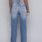 Women's Blue Ribcage Straight Fit High Rise Jeans - 78783603-4cd4-49b6-b76b-a1eb32b0a2921739526833389-Womens-High-Rise-Ribcage-Slim-Straight-Fit-Blue-Jeans-439173-3 View
