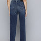 Women's Redloop 724 Blue Slim Straight Fit High Rise Jeans - 78a57608-2565-471a-a8c0-005664f0f8081739512624747-Womens-Mid-Rise-Straight-Fit-Dark-Blue-Jeans-789173951262410-3 View