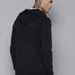 Men's Solid Black Hooded Sweatshirt - 78b49d70-4921-4613-978e-328d2a326bf71694424153904-Levis-Men-Sweatshirts-3641694424153561-4 View