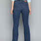 Women's 725 Blue Flared Fit High Rise Jeans - 78db875f-b73b-44eb-9ce3-c8c9fafcaf301737538493927-Womens-High-Rise-725-Slim-Bootcut-Fit-Blue-Jeans-15817375384-3 View