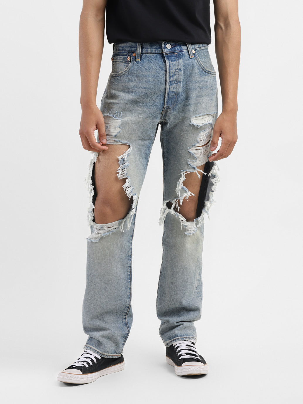Men's 501'93 Blue Straight Fit Mid Rise Jeans - c3c5a9f7-d299-4087-8ec6-6a1af847faa1 View