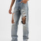 Men's 501'93 Blue Straight Fit Mid Rise Jeans - 2616969f-e888-4010-889c-7c092f1f2744 View