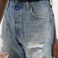 Men's 501'93 Blue Straight Fit Mid Rise Jeans - 35c4ed04-f5ce-4df2-9203-c115062eb748 View